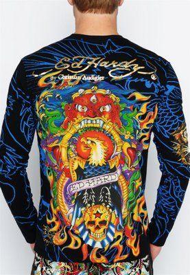 Ed Hardy shirts men-535